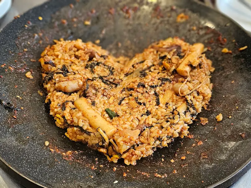 하트 모양 볶음밥