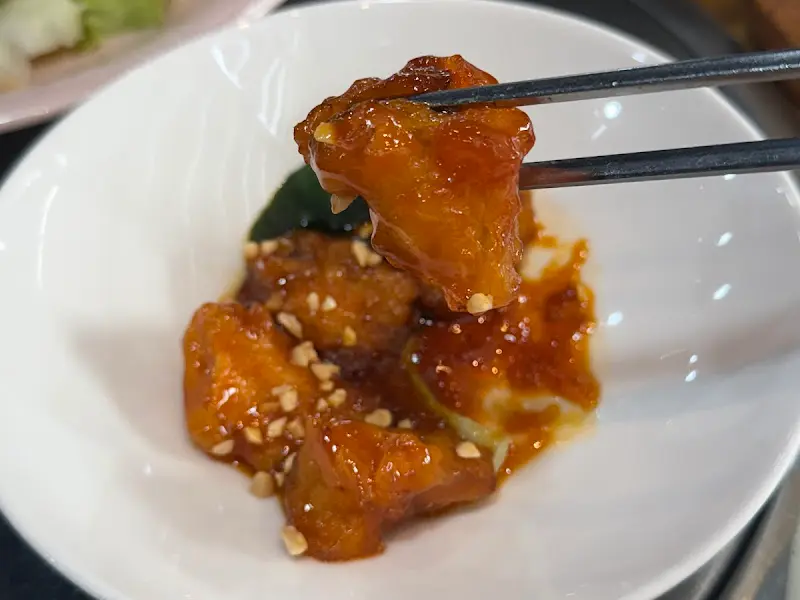 장모한상 버섯강정