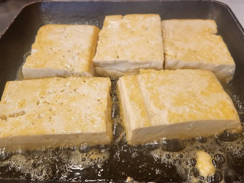 들기름 두부구이