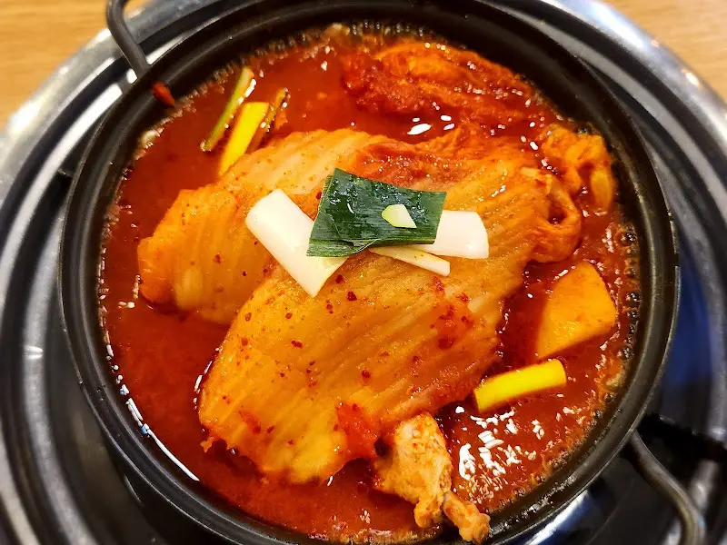 묵은지 닭볶음탕 근접샷