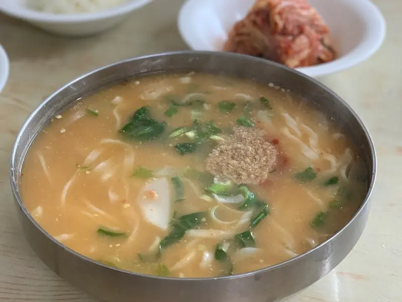 장칼국수의 모습