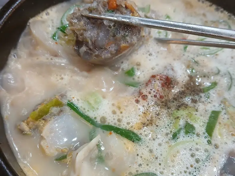 한우사골순대국