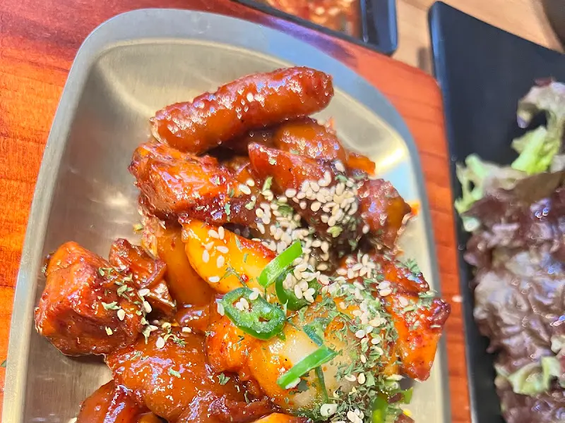 매운 족발 클로즈업