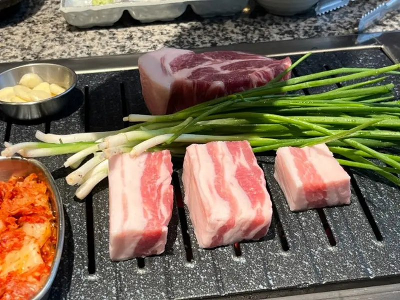 보성녹돈 소금구이