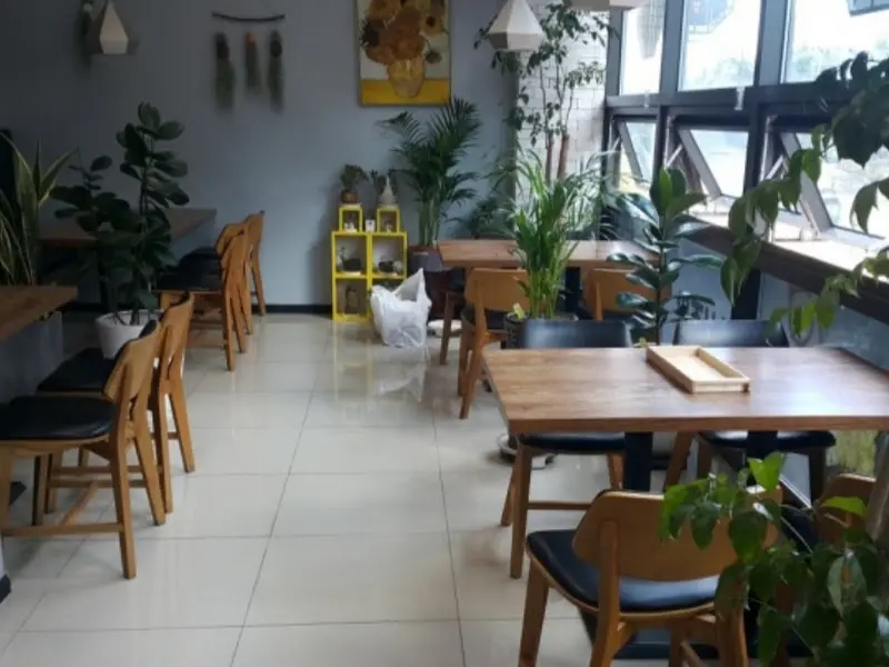 아늑하고 편안한 분위기의 식당 내부