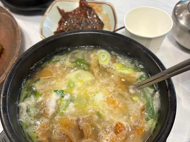 황태해장국 속 황태