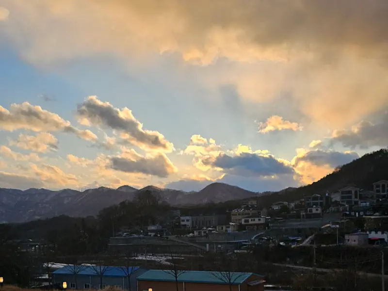 카페 주변 풍경