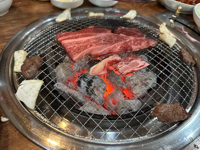 잘 구워진 갈비