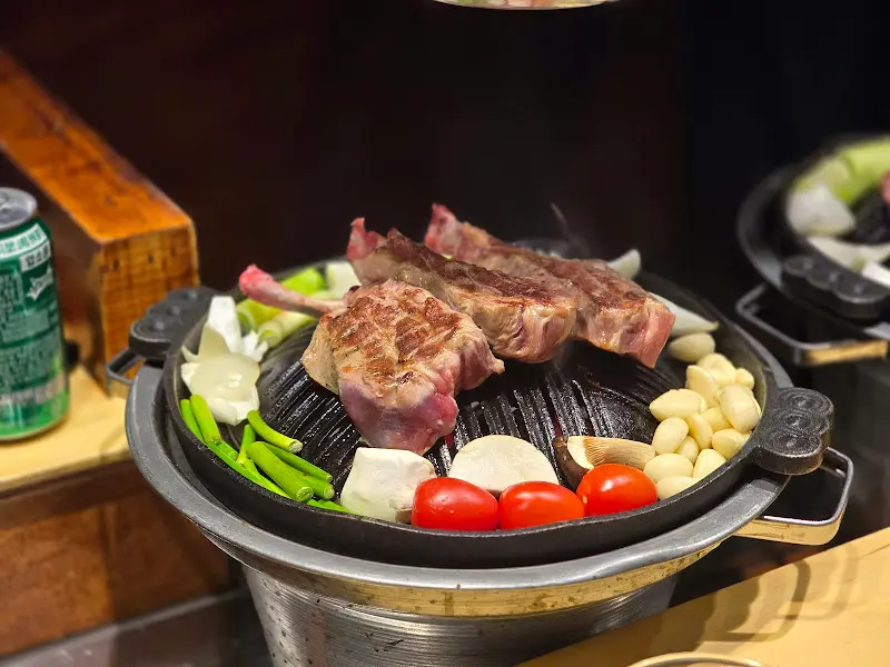 맛있게 구워진 양고기