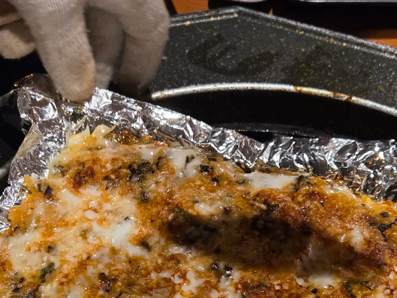 치즈 김치볶음밥 완성 직전의 모습