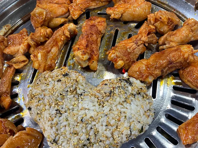 닭갈비와 볶음밥