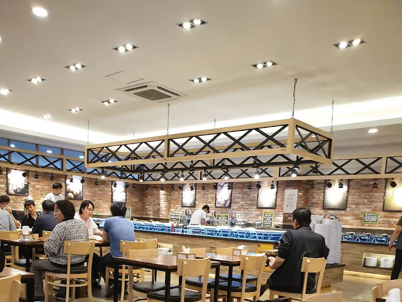 다담뜰한식뷔페 달성점 내부 전경