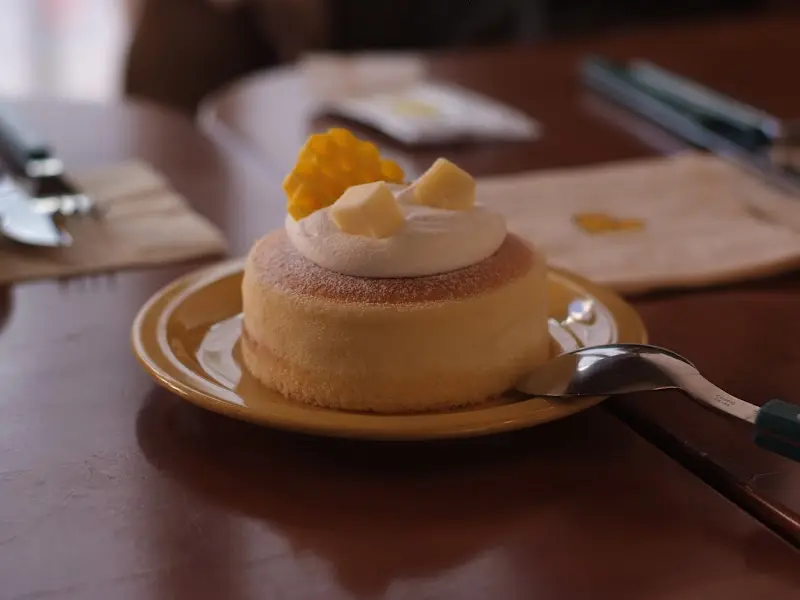 부드러운 수플레 케이크