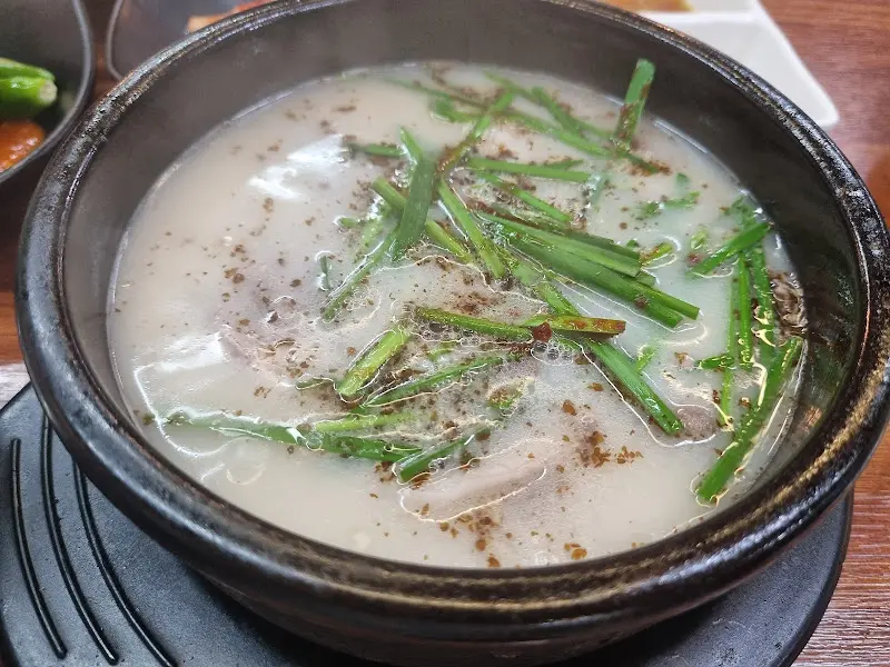 순대국 클로즈업