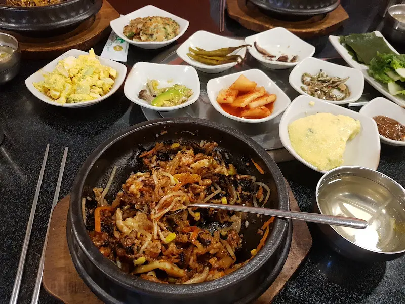 흑미밥과 낙지볶음