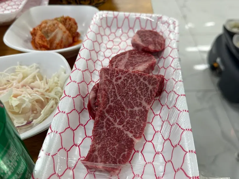 다양한 부위의 한우