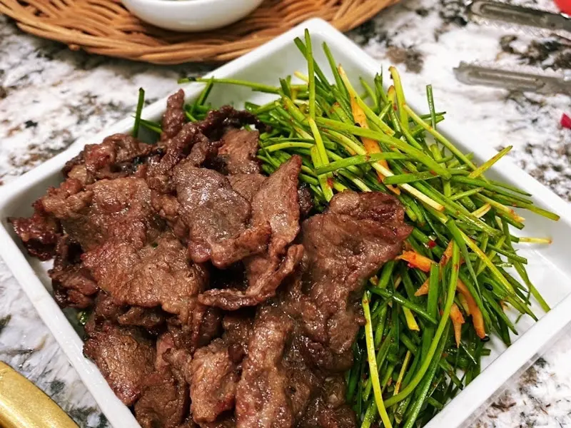 한우 숯불양념구이