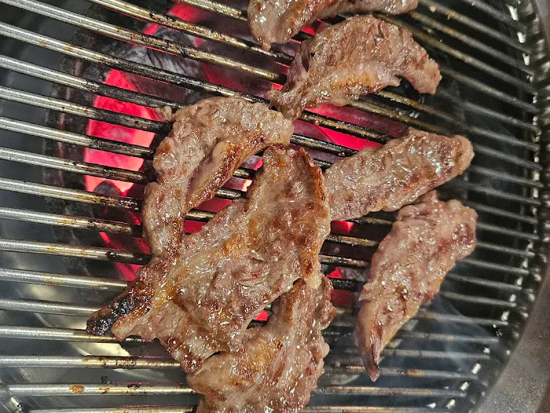 구워지는 갈비살