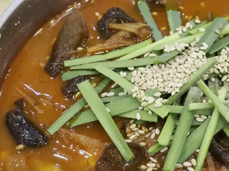 짬뽕순두부 클로즈업