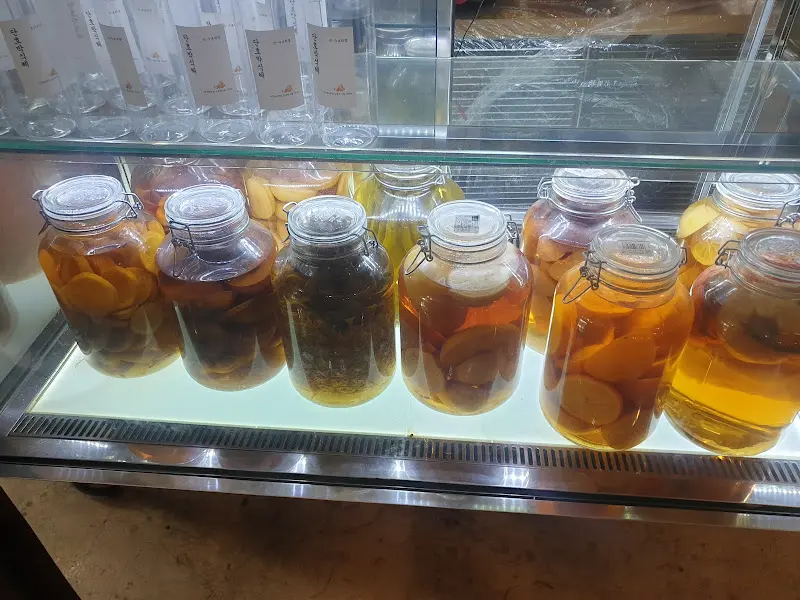 다양한 후식 코너