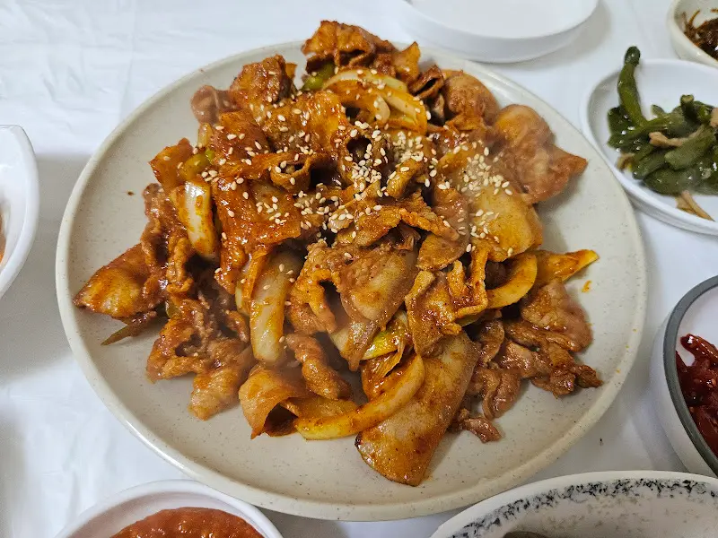 제육볶음 근접샷