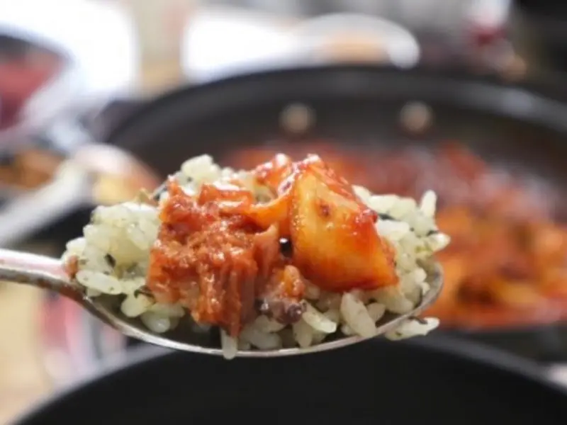 곤드레밥과 등갈비