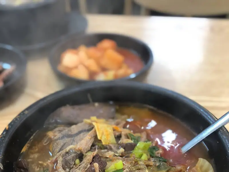 얼큰선지해장국