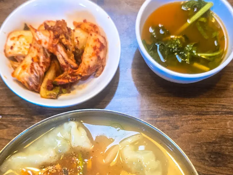 김치와 열무김치 클로즈업 사진