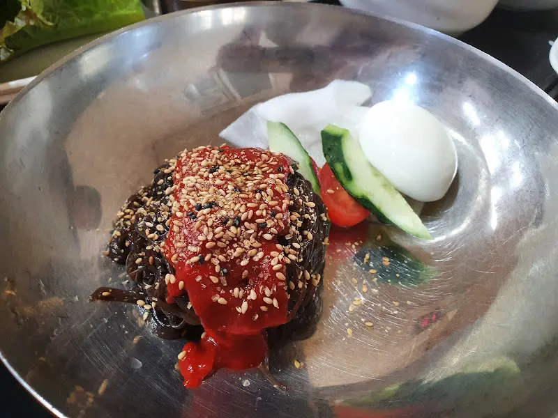 시원한 후식 냉면