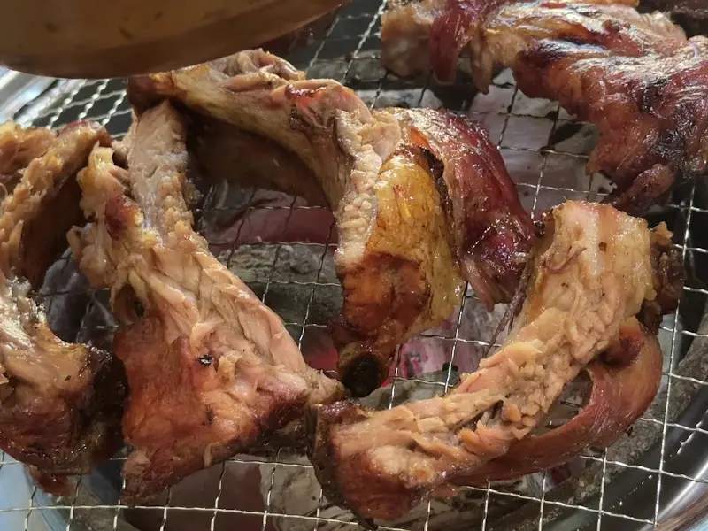 석쇠 위 등갈비