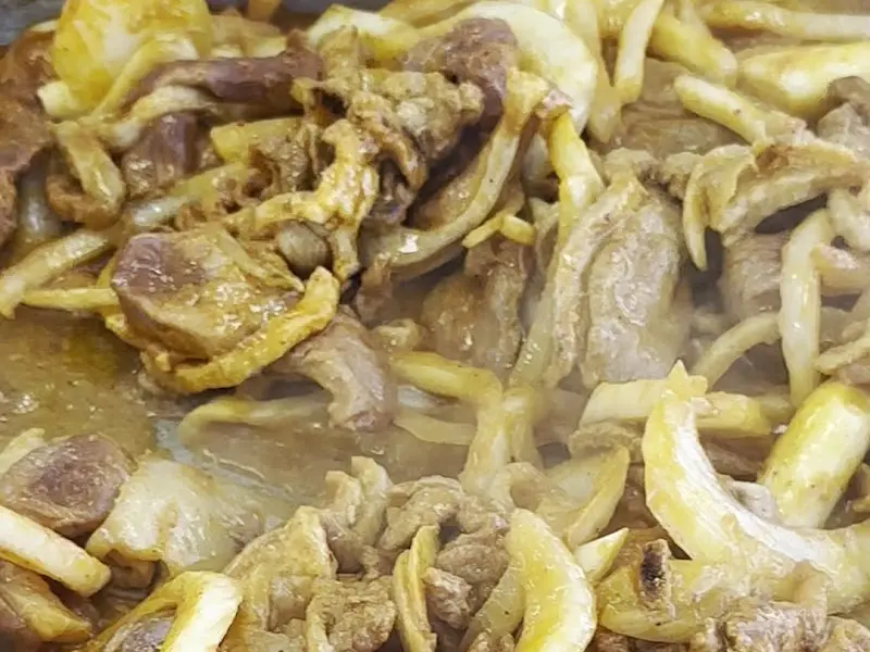 오리 고기 근접 사진