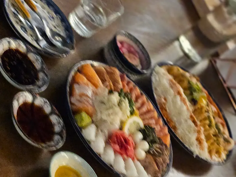 싱싱한 연어의 자태