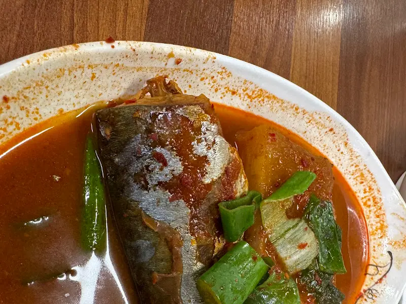 고등어 조림 클로즈업