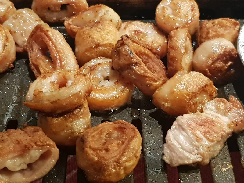 노릇노릇 구워진 막창