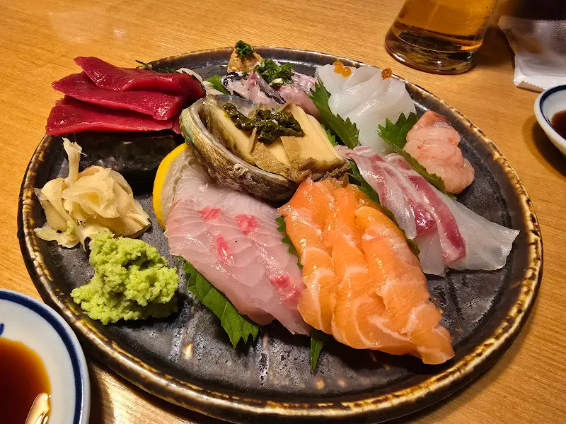 다채로운 구성의 숙성 사시미