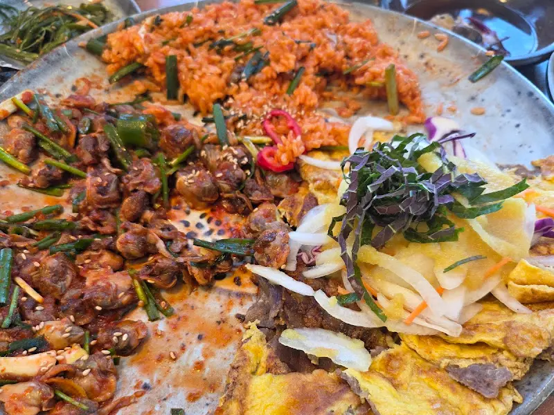 올바릇식당 꼬막육전대판