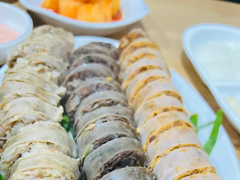 다양한 종류의 순대