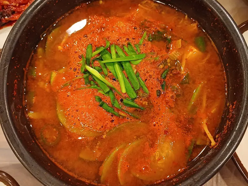 술안주로 제격인 된장찌개