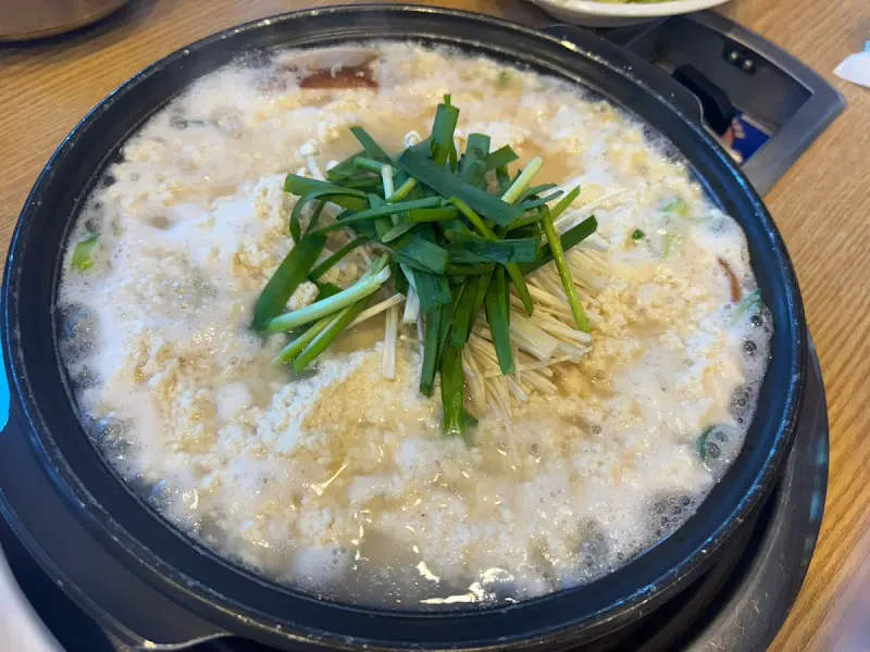 몽글몽글한 순두부의 질감