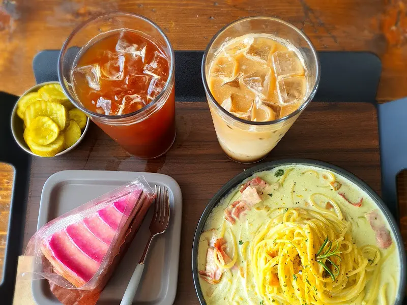 라구 토마토 파스타, 비프 크림 리조또, 블루베리 그레이프