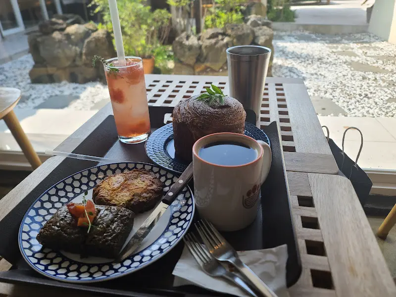 감나무뜰의 음료와 디저트