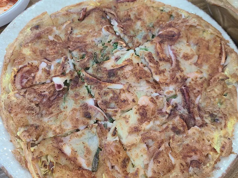 팔미낙지한마리수제비 파전