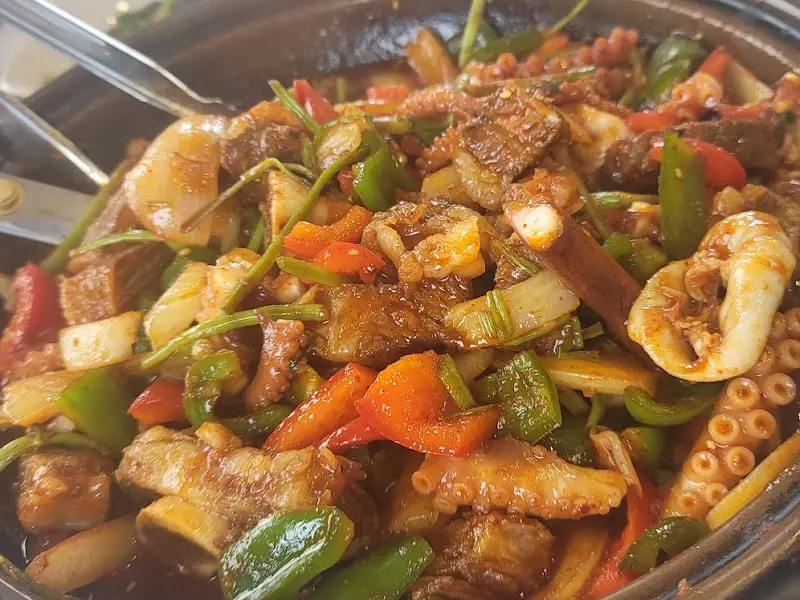 갈비와 낙지의 환상적인 조화