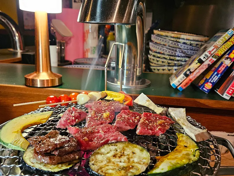 야키니쿠 테이블 세팅