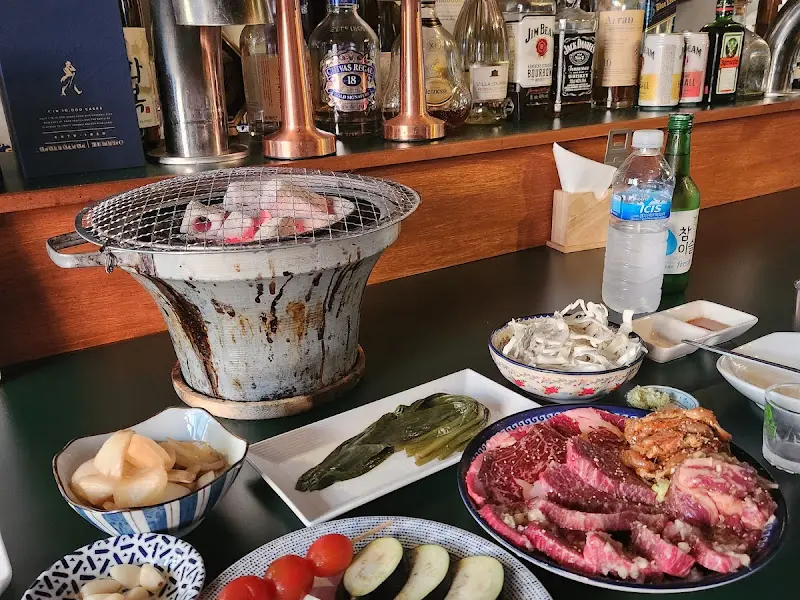 야키니쿠 테이블