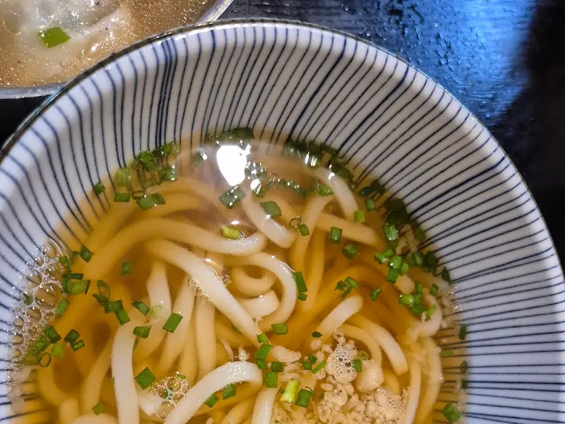 탱글탱글한 면발의 붓카케우동