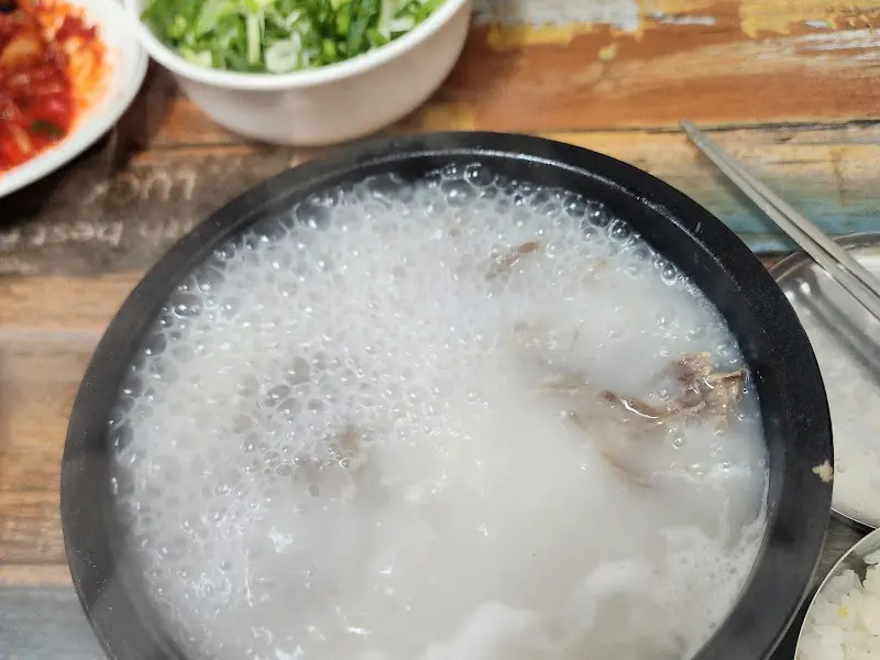 설렁탕 한 상 차림