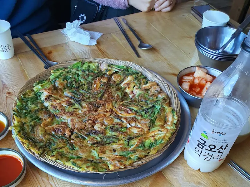 해물파전과 막걸리