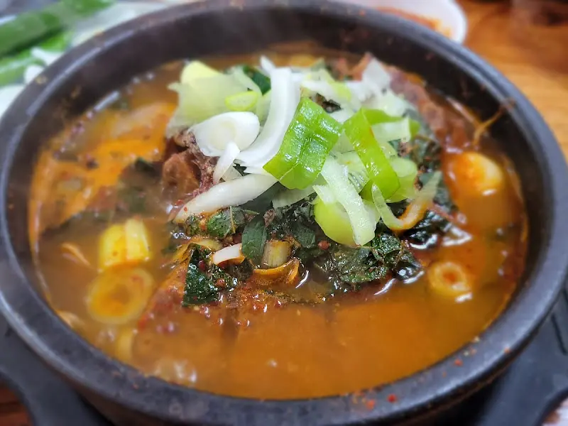 뼈해장국 클로즈업