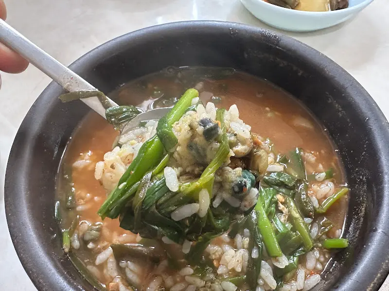 올갱이 해장국 밥말이
